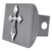 Pointed Cross Brushed Hitch Cover image 2