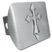 Pointed Cross Brushed Hitch Cover image 1