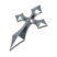 Pointed Cross Chrome Emblem image 3