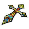 Christian Cross Mercy Reflective Decal image 5