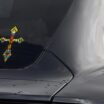 Christian Cross Mercy Reflective Decal image 7