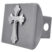Scalloped Cross Brushed Hitch Cover image 2
