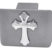 Scalloped Cross Brushed Hitch Cover image 3