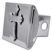 Scalloped Cross Chrome Hitch Cover image 2