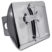 Scalloped Cross Chrome Hitch Cover image 1