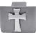 Tapered Cross Brushed Hitch Cover image 3