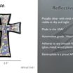 Cross Tapered Reflective Decal image 3