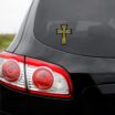 Christian Cross Promise Reflective Decal image 2