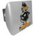 Daffy Duck Brushed Chrome Metal Hitch Cover image 1