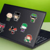 DC Comics Chibi Villain Decal Sheet image 3