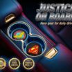 DC Comic Hero Silicone Car Coasters 4-Pack image 2