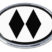 Black Diamond White Chrome Emblem image 1