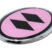 Black Diamond Pink Chrome Emblem image 2