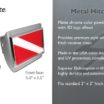 Dive Flag Brushed Hitch Cover image 3