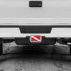 Dive Flag Brushed Hitch Cover image 4