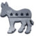 Democratic Chrome Emblem image 1