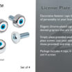 Eyeball License Plate Frame Screws image 5