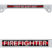 Firefighter 3D License Plate Frame image 1