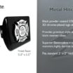 Firefighter Black Hitch Cover image 3