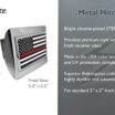 Firefighter Flag Chrome Hitch Cover image 3