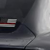 Thin Red Line Firefighter American Flag Reflective Decal image 2