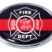 Firefighter Oval Chrome Emblem image 1