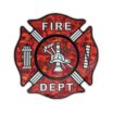 Firefighter Reflective Decal image 1