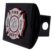 Firefighter Red Black Hitch Cover image 2