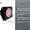 Firefighter Black Hitch Cover image 3