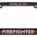 Firefighter Black Plastic License Plate Frame image 1