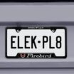 Firebird V2 Black Open License Plate Frame image 5