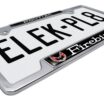 Firebird V2 Chrome Open License Plate Frame image 4