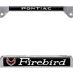 Firebird V2 Chrome Open License Plate Frame image 1