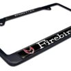 Firebird V2 Black License Plate Frame image 4