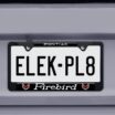 Firebird V2 Black License Plate Frame image 6