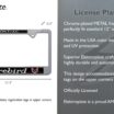 Firebird V2 Chrome License Plate Frame image 3