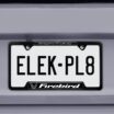 Firebird V3 Black Open License Plate Frame image 5