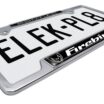 Firebird V3 Chrome Open License Plate Frame image 4