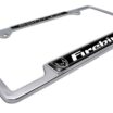 Firebird V3 Chrome Open License Plate Frame image 7