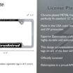 Firebird V3 Chrome Open License Plate Frame image 3