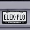 Firebird V3 Black License Plate Frame image 5