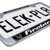 Firebird V3 Chrome License Plate Frame image 6