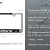 Firebird V3 Chrome License Plate Frame image 3