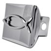 Christian Fish Cross Chrome Hitch Cover image 3