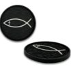 Christian Fish Silicone Car Coasters image 1