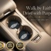 Jesus Fish Car Coasters image 2