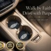 Jesus Fish Car Coasters image 2