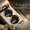 John 3:16 Fish Silicone Car Coasters image 2