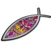 Christian Fish Hope Reflective Decal image 5