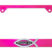 Christian Fish Psalm 23 Pink License Plate Frame image 1